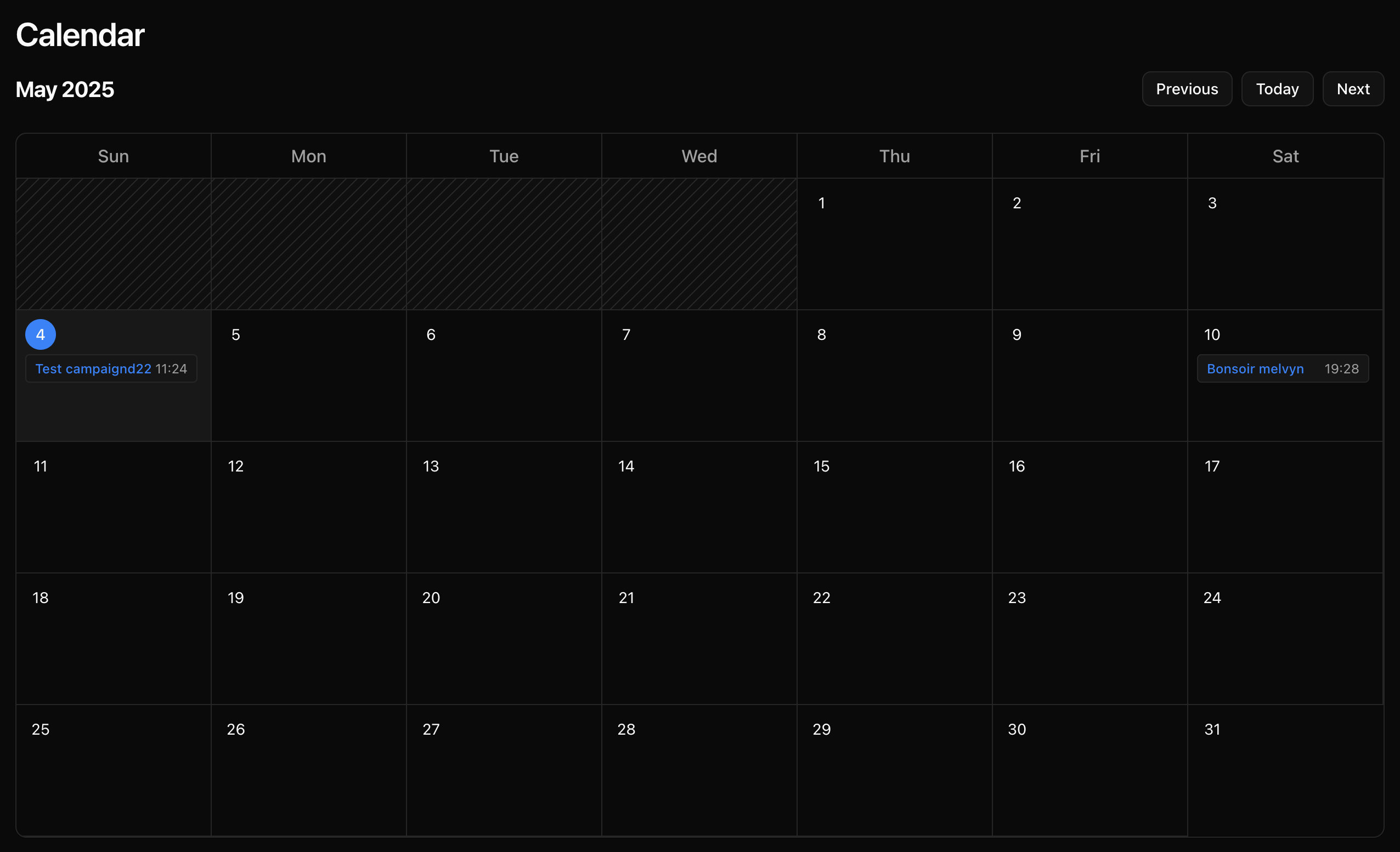 Clean, focused user interface